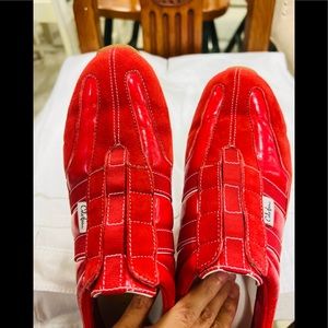 Cole Haan red sneakers slip-on Size 5.5